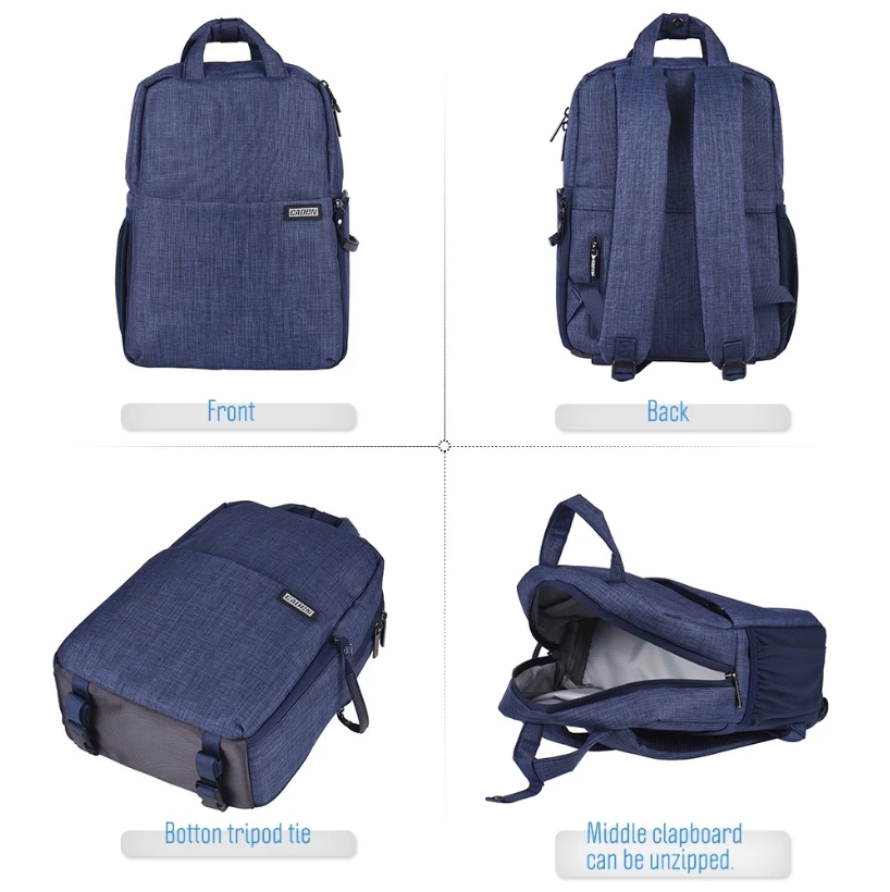 Caden L5 (S) Backpack Waterproof with USB Charging Port Notebook 9.7 นิ้ว